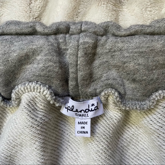 Splendid Gray Mini Bayside Active Sweat Skirt Size Small - Picture 3 of 5